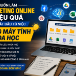 Dùng máy tính khoa học để học marketing online hiệu quả